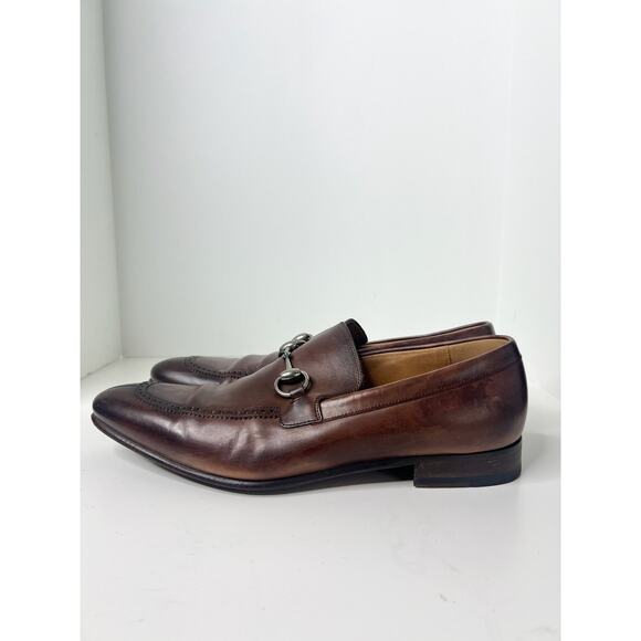Gucci Horsebit Brown Leather Loafers, Size 6.5 main image 10
